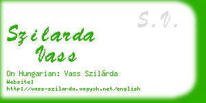 szilarda vass business card